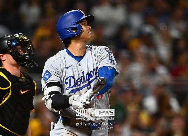 ▲ 4일 피츠버그와 경기에서 진기한 안타를 때려내는 등 멀티히트로 활약한 오타니 쇼헤이