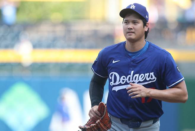 기침감기 증세로 선발등판을 건너뛴 오타니 쇼헤이가 오는 9일(한국시각) 콜로라도전에 등판하기로 했다. Imagn Images연합뉴스