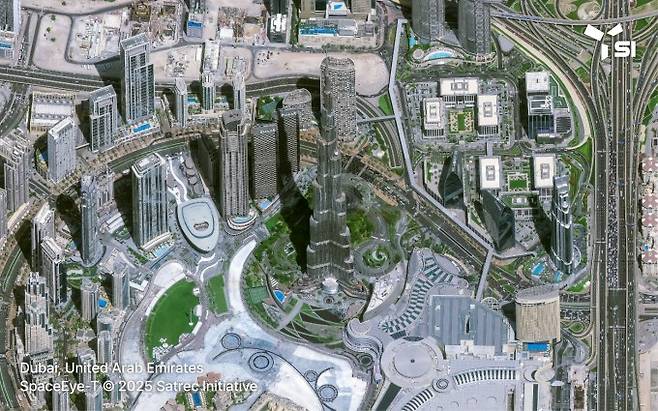 스페이스아이-티가 촬영한 아랍에미레이트 두바이. 쎄트렉아이 제공