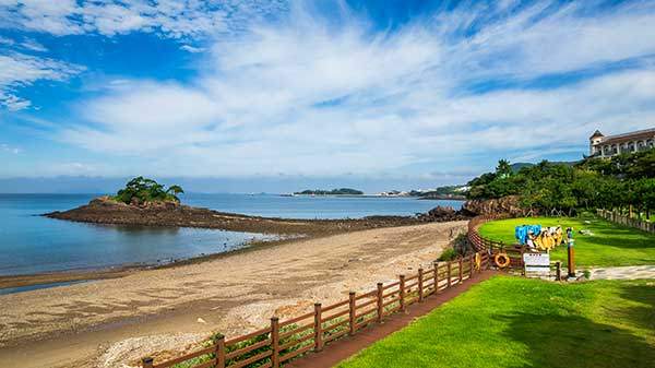 노을이 아름답기로 유명한 솔섬.