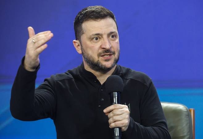 볼로디미르 젤렌스키 우크라이나 대통령. EPA 연합뉴스