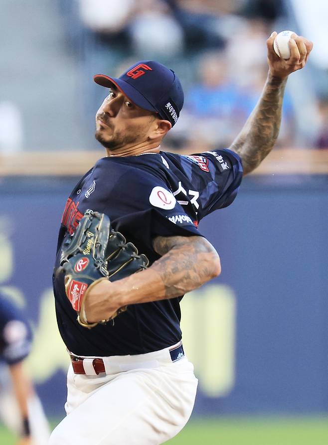 롯데 빈스 벨라스케즈. 연합뉴스