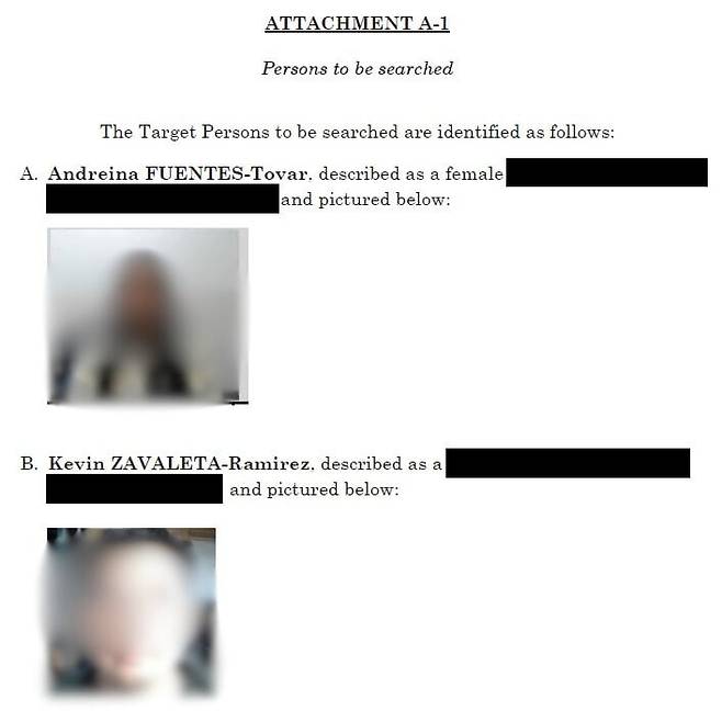 미국 조자이주 지역 언론 WSAV가 이민 당국의 현대차 메타플랜트 공장 수색 영장을 입수해 공개했다. 영장에 수색 대상으로 명시된 중남미 출신 추정 근로자.