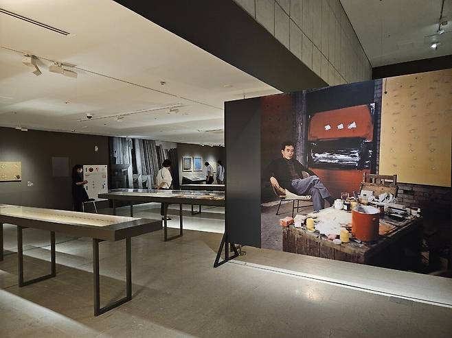 ▲ 국립현대미술관 서울관 '김창열' 전시 전경.