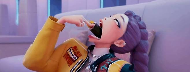 넷플릭스 ‘케이팝 데몬 헌터스’의 한 장면