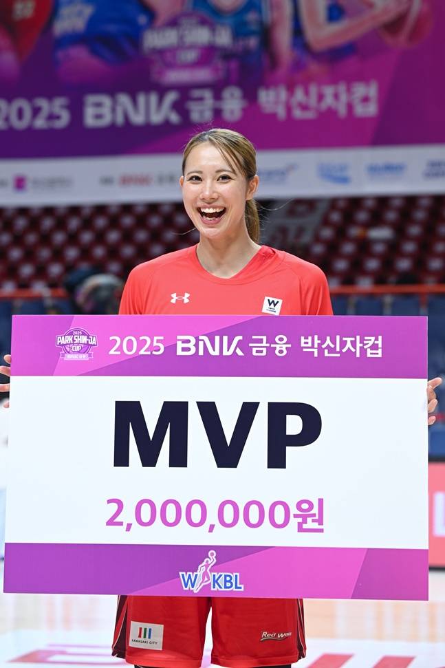 후지모토 아키. /사진=WKBL 제공