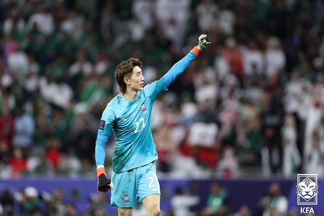 축구 국가대표팀 골키퍼 조현우. /사진=대한축구협회 제공