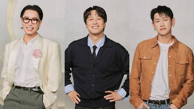 정재형, 차태현, 크러쉬(왼쪽부터). 사진 제공=SBS
