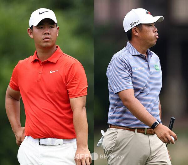 2025년 미국프로골프(PGA) 투어 페덱스컵 가을 시리즈 프로코어 챔피언십에 출전하는 김주형, 안병훈 프로. 사진제공=ⓒAFPBBNews = News1