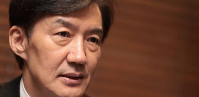 ▲조국혁신당 조국 혁신정책연구원장이 서울 영등포구 여의도의 한 호텔에서 연합뉴스와 인터뷰를 하고 있다. ⓒ연합뉴스