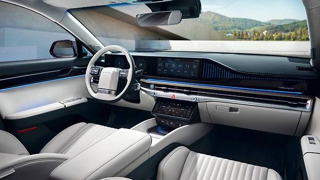 현대차 그랜저 하이브리드 실내