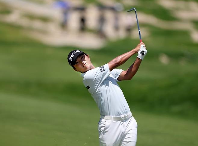 한국프로골프(KPGA) 투어 군산CC 오픈에서 우승한 옥태훈. KPGA 제공