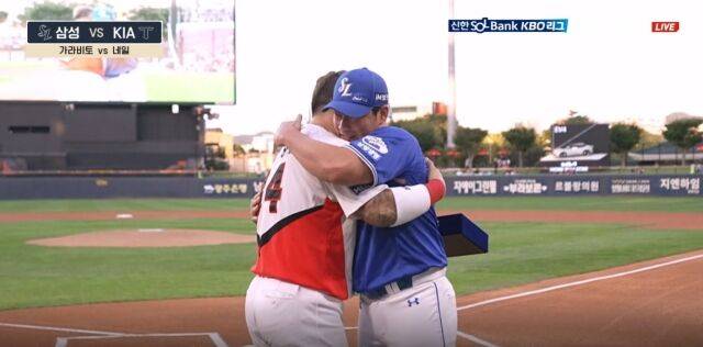 최형우와 오승환/티빙 캡쳐