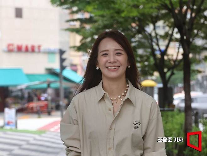 윤혜정 강일고등학교 선생님이 아시아경제와 인터뷰하고 있다. 조용준 기자