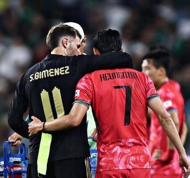 손흥민과 산티아고 히메네스/산티아고 히메네스 SNS