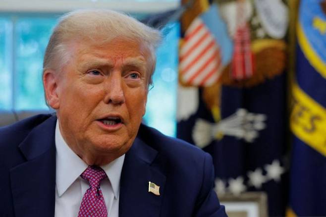 도널드 트럼프 미국 대통령. 로이터연합뉴스