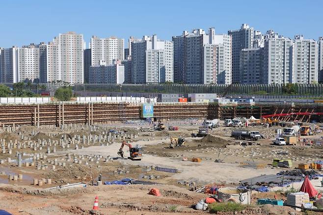 고양 창릉지구 아파트 건설현장. 연합뉴스