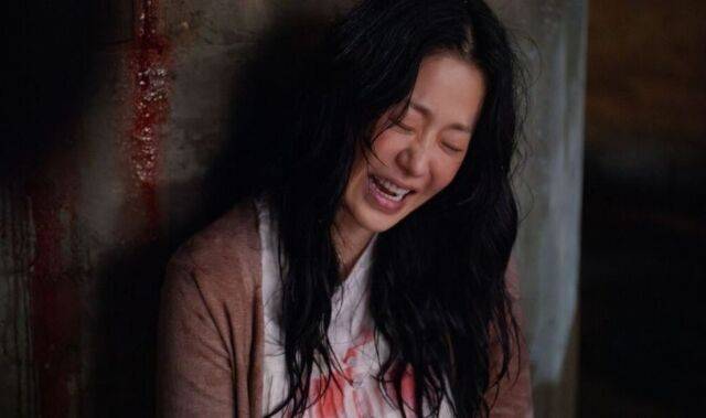 드라마 '사마귀:살인자의 외출'에서 열연을 펼치고 있는 고현정. /SBS '사마귀:살인자의 외출'