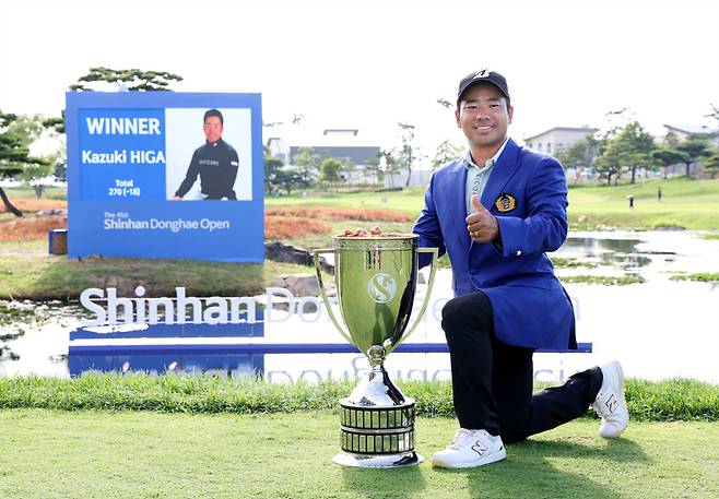 히가 가즈키. 사진=KPGA 제공