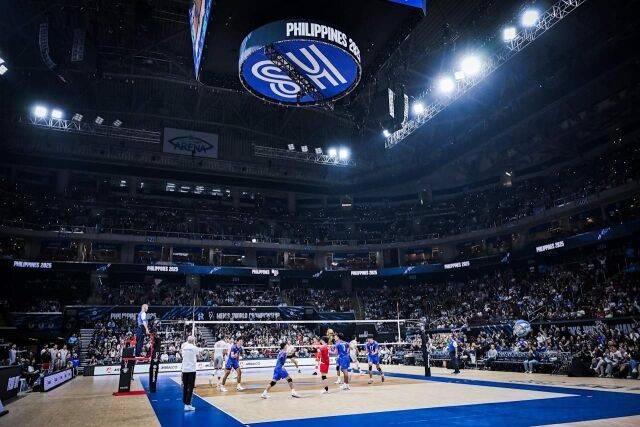 2025 FIVB 남자 세계선수권 개막전 현장./Volleyballworld