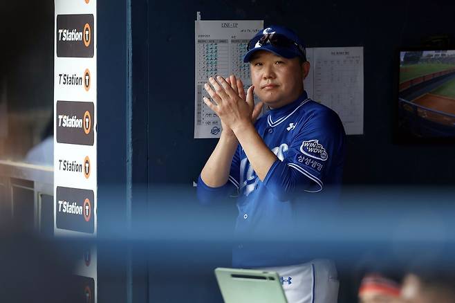 박진만 삼성 감독. 삼성 라이온즈 제공