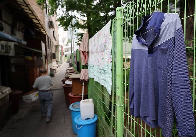 쪽방촌 어르신. 사진=연합뉴스.