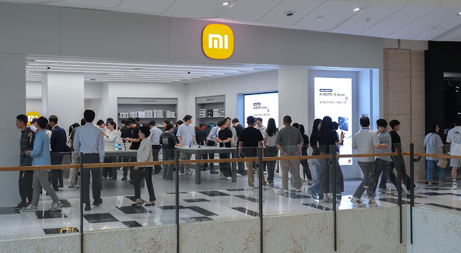 샤오미의 한국 첫 공식 매장 샤오미 스토어 여의도점. 고재우 기자