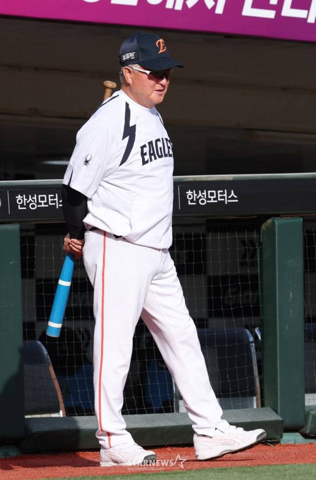 한화 김경문 감독. /사진=김진경 대기자