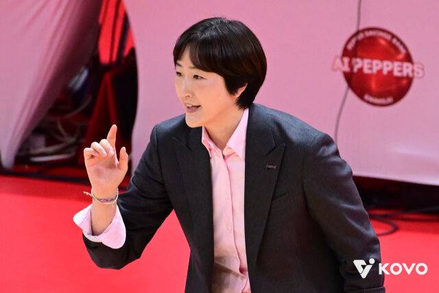 장소연 페퍼저축은행 감독./KOVO