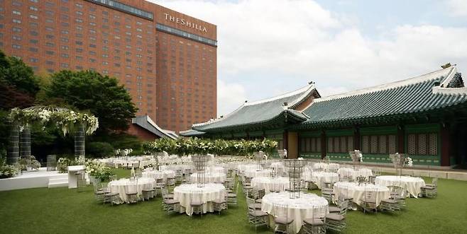 서울신라호텔 영빈관. 신라호텔 웨딩 인스타그램