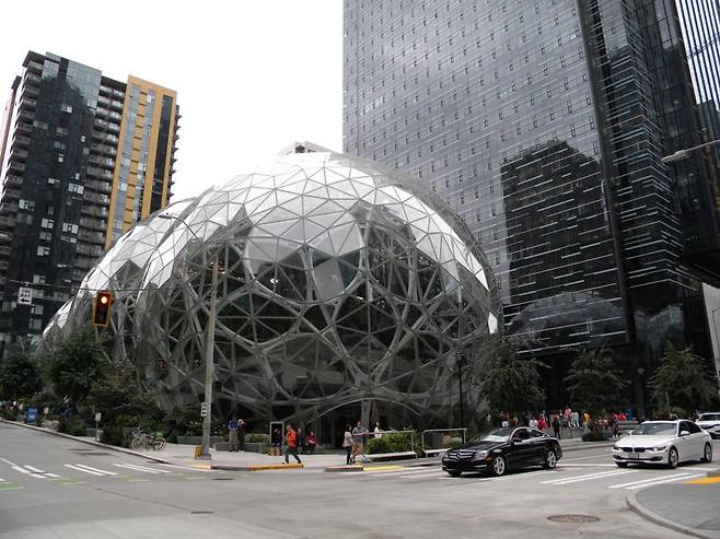 미국 워싱턴주 시애틀의 아마존 본사. 사진=윤재준기자