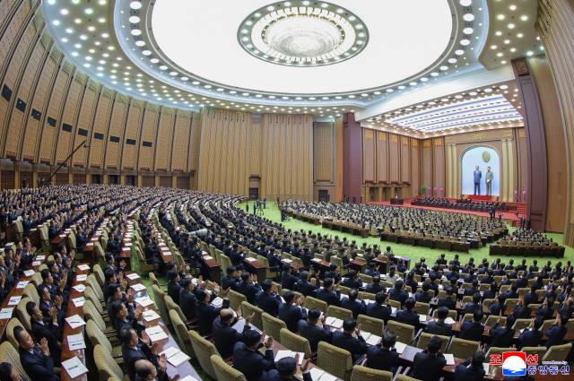 북한, 최고인민회의 개최. 연합뉴스