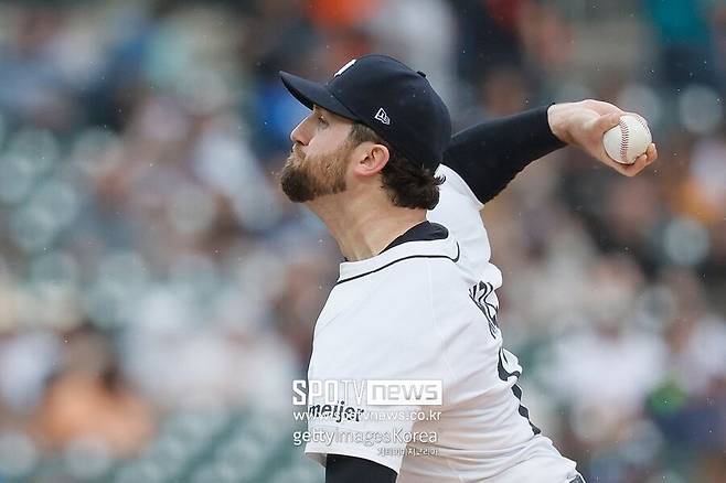 ▲ 김하성에 홈런을 맞은 디트로이트 우완투수 케이시 마이즈