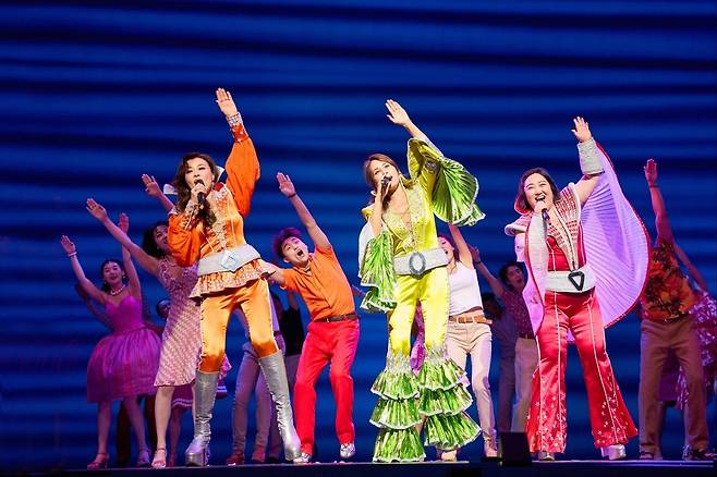 뮤지컬 '맘마미아!' 공연 모습(신시컴퍼니 제공)