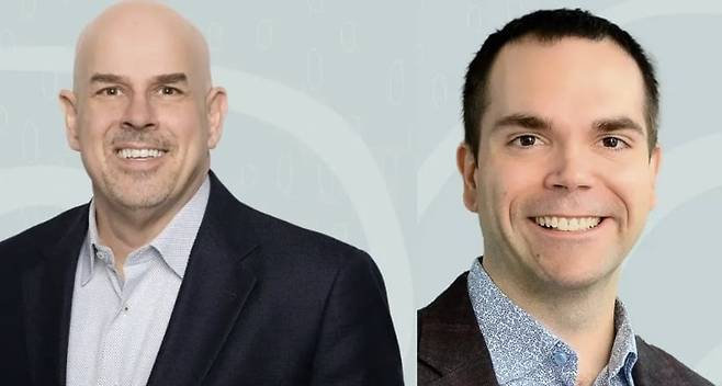 오라클 최고경영자(CEO)로 선임된 마이크 시칠리아(왼쪽)와 클레이 마구이크(오른쪽)./오라클 사이트 캡쳐.