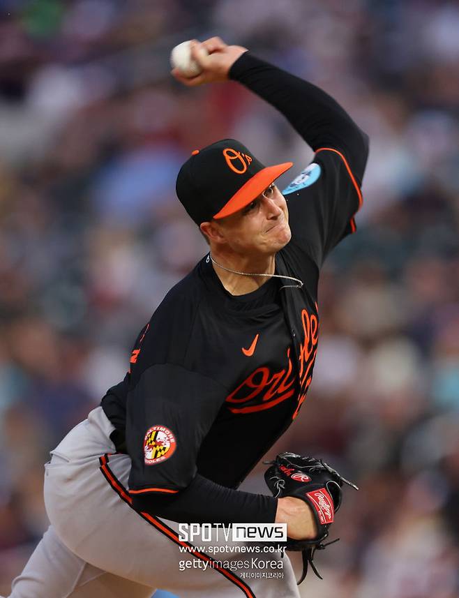 ▲ 2024년 볼티모어 소속 당시의 터커 데이비슨.