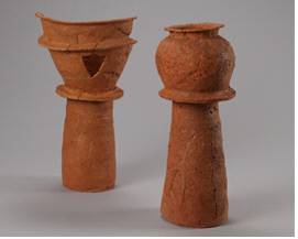 나주 신촌리 9호 무덤 출토 원형모양 토기. <국립나주박물관 제공>