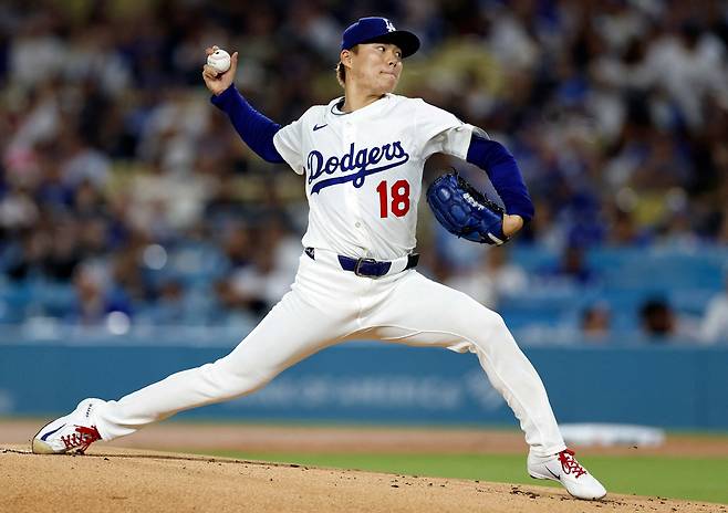 LA 다저스 야마모토 요시노부. AFP연합뉴스