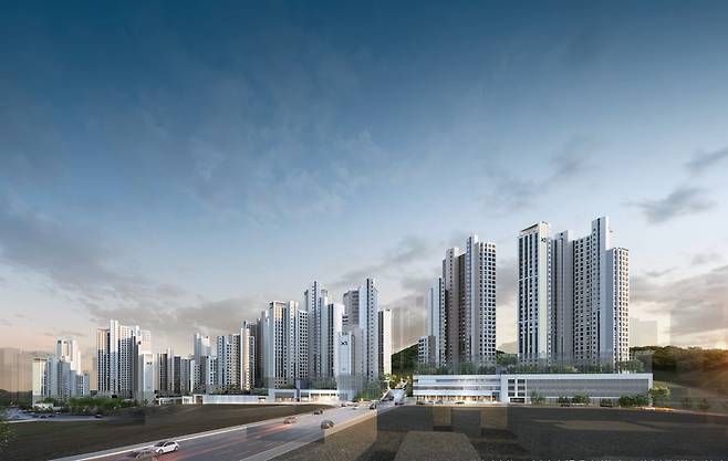 광명시 철산동 '철산역자이' 투시도. 사진=GS건설