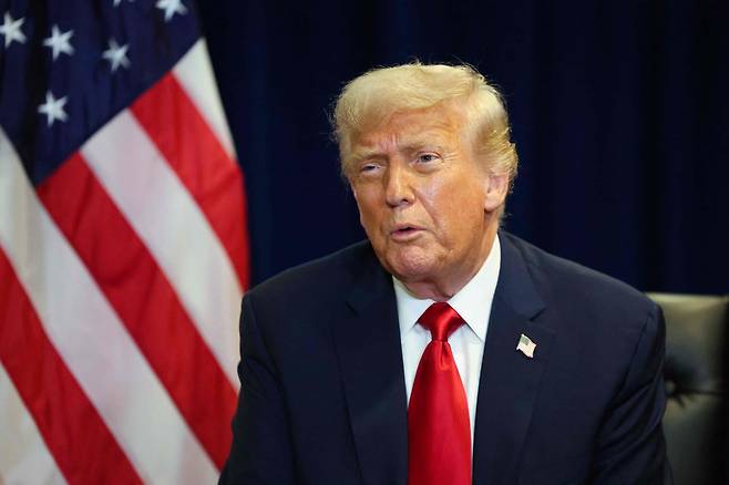 도널드 트럼프 미국 대통령. AFP연합뉴스