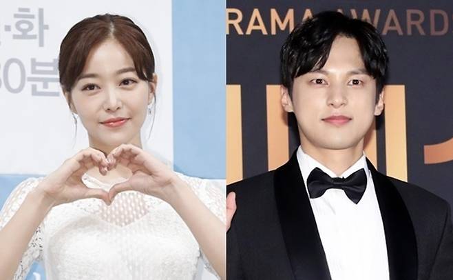 배우 김가은(왼쪽), 윤선우. 뉴스1