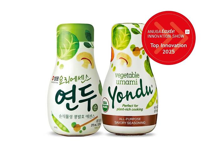 샘표 ‘연두’가 ‘아누가(Anuga) 2025’에서 ‘혁신 제품’으로 선정됐다. 샘표 제공
