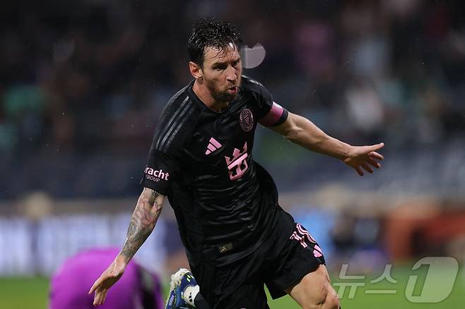 인터 마이애미의 리오넬 메시. ⓒ AFP=뉴스1