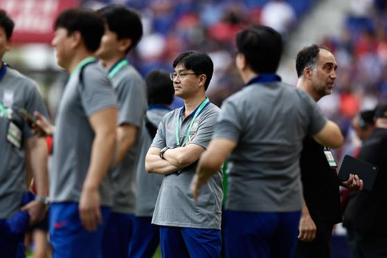 축구 국가대표팀 미국 원정에 동행한 한덕현 중앙대 의대 교수 대한축구협회 제공