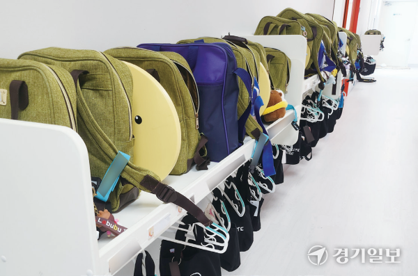 유치원 복도 모습. 박화선기자