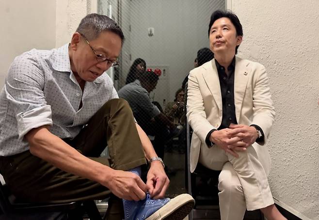 정태영 현대카드 부회장이 유희열을 '다빈치모텔' 행사에 섭외해 90분간 토크쇼를 진행했다. /사진=인스타그램 갈무리