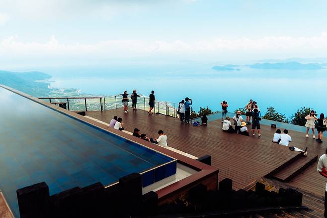 비와호가 한눈에 보이는 비와호 테라스