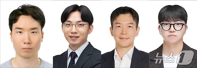 (왼쪽부터) 연세대 인공지능융합대학 서영빈 연구원, 여진영 교수, 김재형 교수, 이동하 교수 (연세대학교 제공)