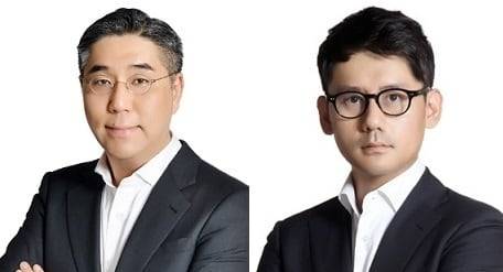 (왼쪽)김덕주 신세계인터내셔날 신임 대표이사, 서민성 코스메틱1부문 대표/신세계인터내셔날 제공