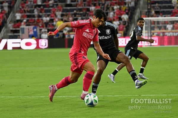 정상빈(세인트루이스). 게티이미지코리아
